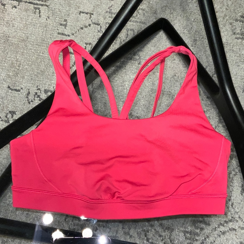 Lululemon Women's Fushia Sports Bra 10